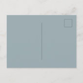 De aërobe eucalyptusfotobruiloft van Lavender spar Aankondigingskaart (Achterkant)