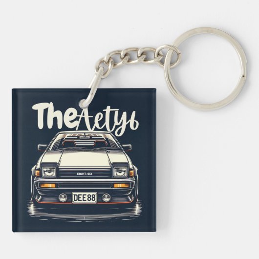 De Aety6 (Hachiroku) Sleutelhanger (Achterkant)