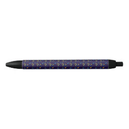 De afbeelding toont een pen met een zwarte punt