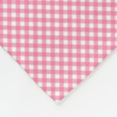 De afbeelding toont een tweezijdig stofontwerp fleece deken (Hoek)