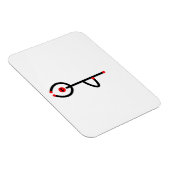 De afbeelding van de boomyoga. magneet (Rechterzijde)