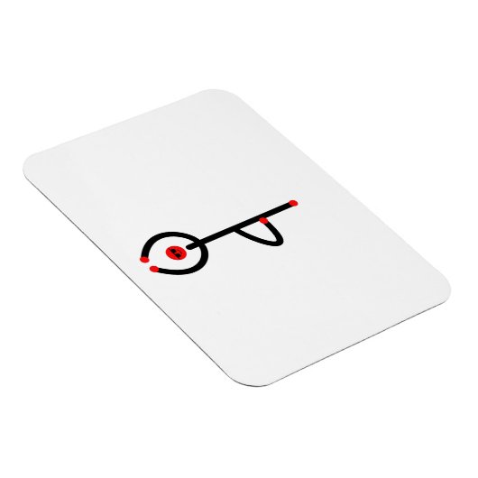 De afbeelding van de boomyoga. magneet (Rechterzijde)