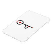 De afbeelding van de boomyoga. magneet (Linkerzijde)