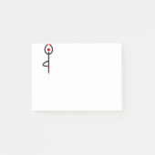 De afbeelding van de boomyoga. post-it® notes (Voorkant)