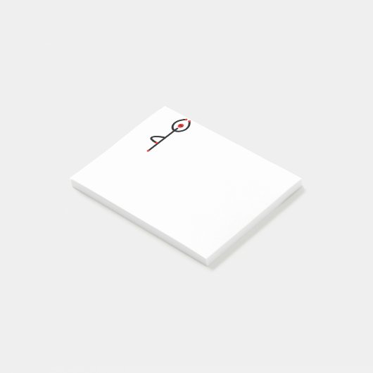 De afbeelding van de boomyoga. post-it® notes (Schuin)