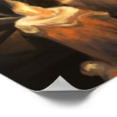 De afbeelding van de kluizenaar - alchemie kunst poster (Hoek)