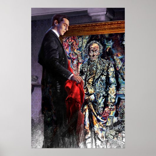 De Afbeelding van Dorian Gray Gotische Horror Kuns Poster (Voorkant)