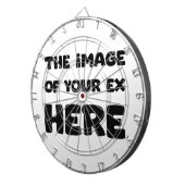 De afbeelding van je ex hier dartbord (Voorkant Rechts)