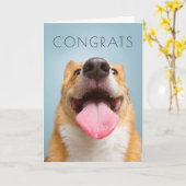 De Afbeeldingen van Getty | zeer Gelukkige Corgi Kaart (Gele Bloem)