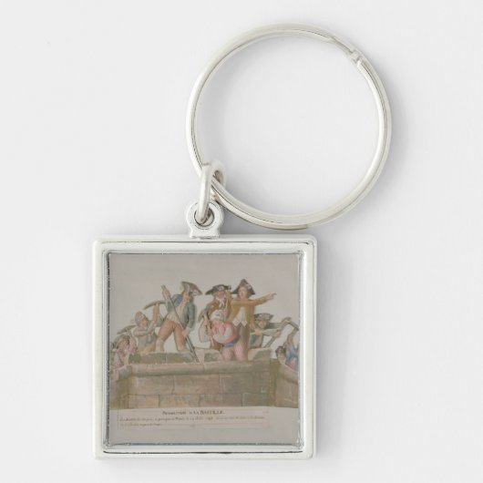De afbraak van de Bastille, juli 1789 Sleutelhanger (Voorkant)