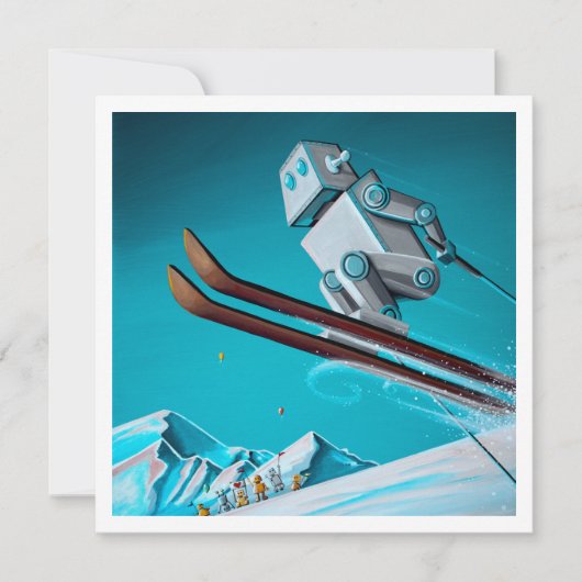 De afdaling - Mini Print (Voorkant)