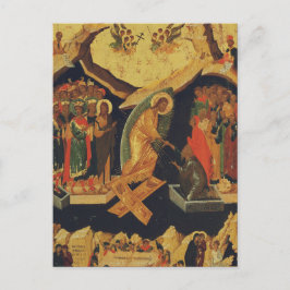 De afdaling van Christus in het dodenrijk Opstandi Briefkaart