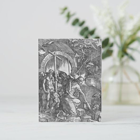 De afdaling van Christus in Limbo Briefkaart (Staand voorkant)