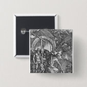 De afdaling van Christus in Limbo Vierkante Button 5,1 Cm (Voorkant /achterkant)