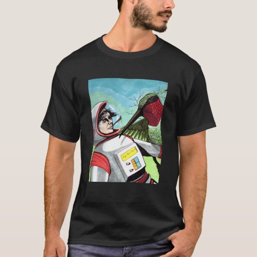 De Afdekking - Astronaut en Kolibrie T-shirt (Voorkant)