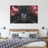 De afdruk van het osphiliumcanvas canvas afdruk (Insitu (Slaapkamer))