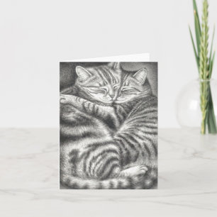 DE AFFECTIE VAN DE KAT VAN DE GESTREEPTE KAT KAART