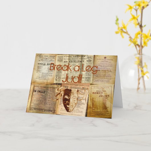 De affiches kaart (Gele Bloem)