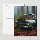 De afgedankte digitale Truck Art Briefkaart (Voorkant / Achterkant)