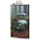 De afgedankte digitale Truck Art Heupfles (Links)