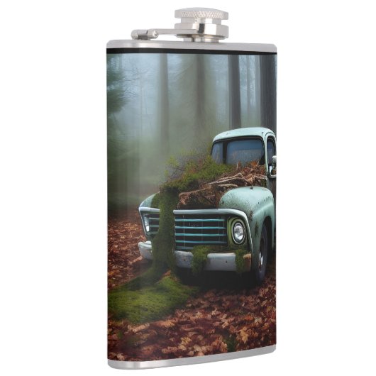 De afgedankte digitale Truck Art Heupfles (Rechts)