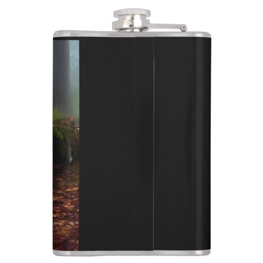 De afgedankte digitale Truck Art Heupfles (Achterkant)