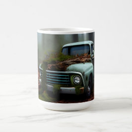 De afgedankte digitale Truck Art Koffiemok