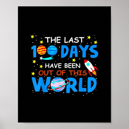 De afgelopen 100 dagen zijn uit deze wereld gewees poster (Voorkant)