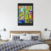 De Afgeplakte Verstopping Canvas Afdruk (Insitu (Slaapkamer))