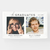 de afgestudeerde 'Photo Joint Afstuderen Congrats! Spandoek (Horizontaal)