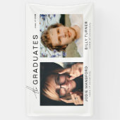 de afgestudeerde 'Photo Joint Afstuderen Congrats! Spandoek (Verticaal)