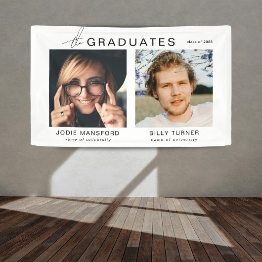 de afgestudeerde 'Photo Joint Afstuderen Congrats! Spandoek