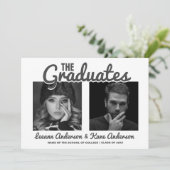 De afgestudeerden | 2 partij met dubbele geleiding kaart (Staand voorkant)