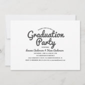 De afgestudeerden | 2 partij met dubbele geleiding kaart (Achterkant)