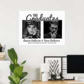 De afgestudeerden | Dubbele Afstudeer Welkom Poster (Thuiskantoor)