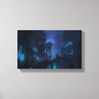 De Afgrond van Ny’Zhara – Sanctum van de Umbrakind Canvas Afdruk