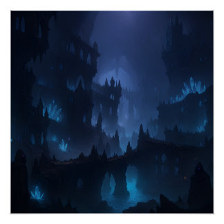 De Afgrond van Ny’Zhara – Sanctum van de Umbrakind Perfect Poster