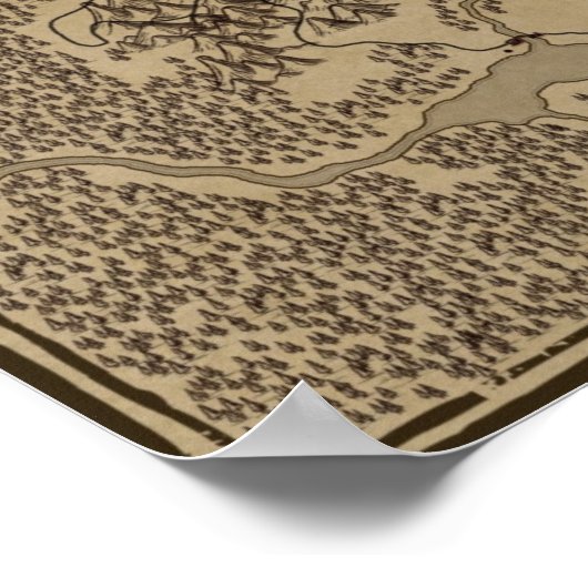 De Afhandelingskaart van de speler van Barovia (Cu Poster (Hoek)