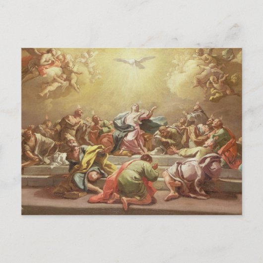 De afkomst van de Heilige Geest Briefkaart (Voorkant)