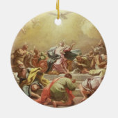 De afkomst van de Heilige Geest Keramisch Ornament (Achterkant)