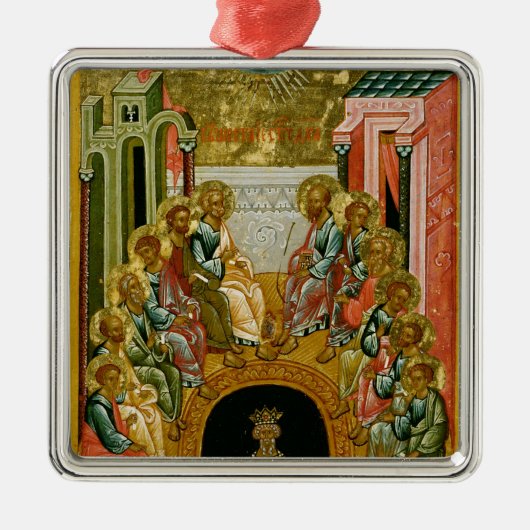 De afkomst van de Heilige Geest Metalen Ornament (Voorkant)