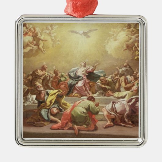 De afkomst van de Heilige Geest Metalen Ornament (Voorkant)