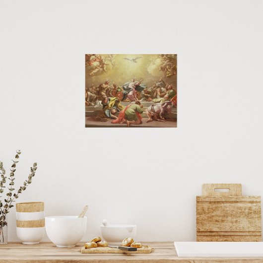 De afkomst van de Heilige Geest Poster (Keuken)