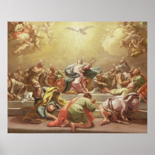 De afkomst van de Heilige Geest Poster
