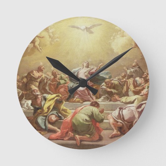 De afkomst van de Heilige Geest Ronde Klok (Voorkant)