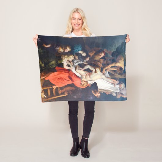 De afkomst van het kruis, Rubens Fleece Deken (In situ)