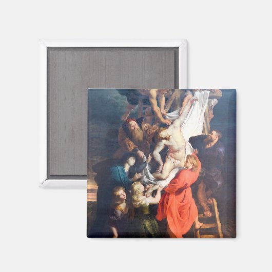 De afkomst van het kruis, Rubens Magneet (Voorkant / Achterkant)