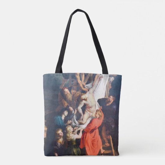De afkomst van het kruis, Rubens Tote Bag (Achterkant)