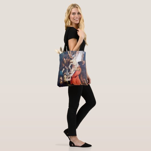 De afkomst van het kruis, Rubens Tote Bag (Op model)