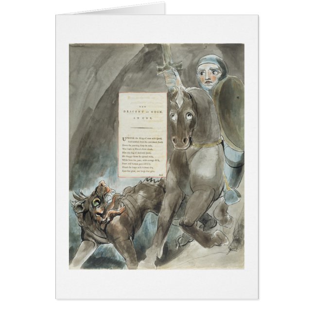 De afkomst van Odin, een ode, uit 'De gedichten va (Voorkant)